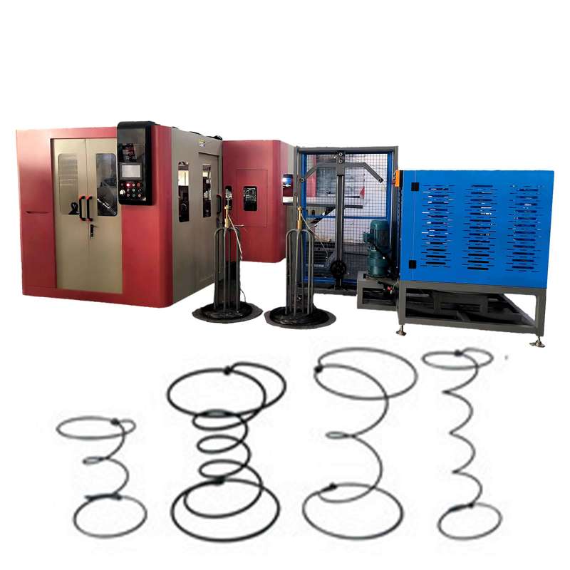 Línea de producción de redes de cama de colchón de resorte con empuje lateral CNC - NOBO-ZD-100S