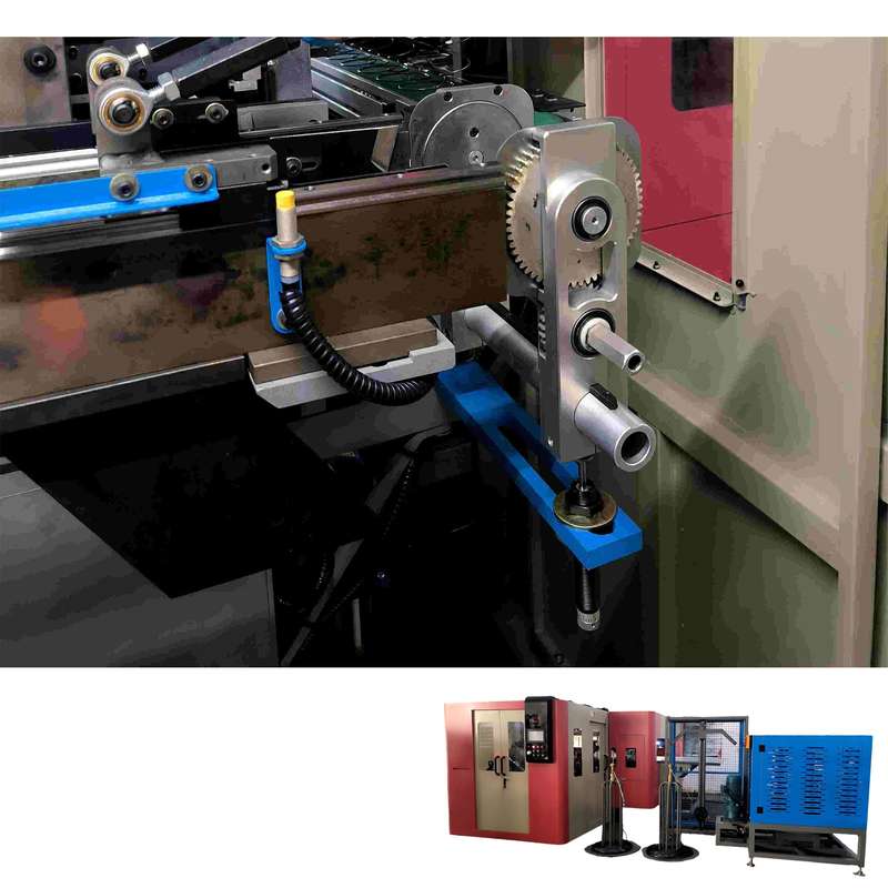 Línea de producción de redes de cama de colchón de resorte con empuje lateral CNC - NOBO-ZD-100S